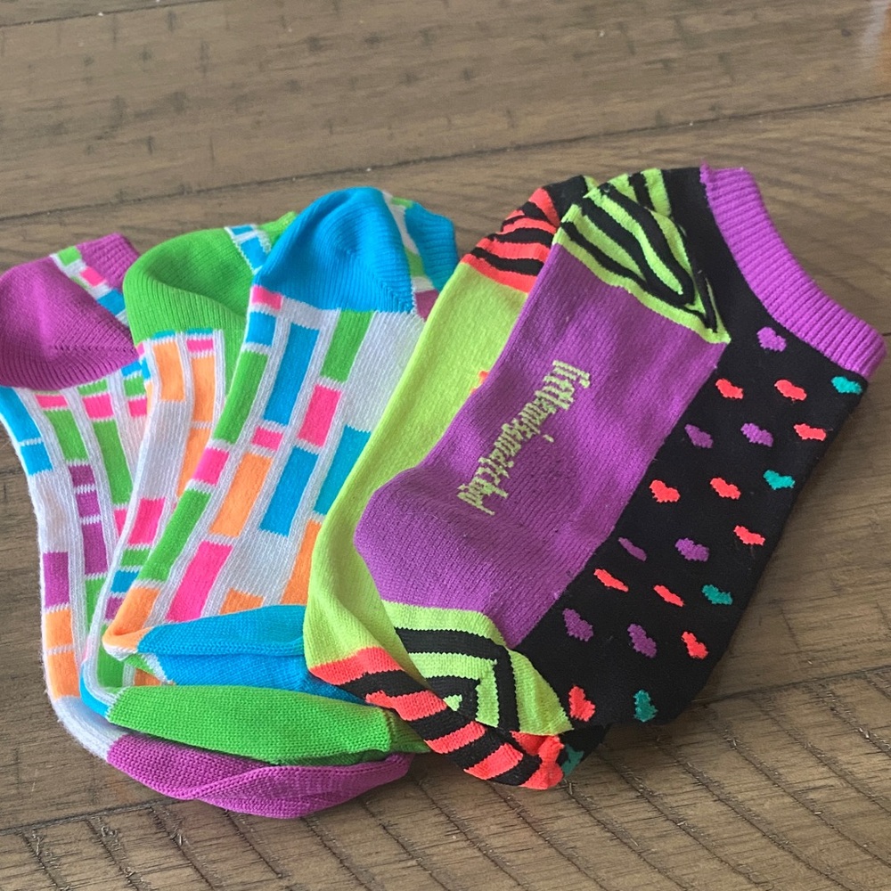 Little MissMatched Socks Vibrant Colors🧦